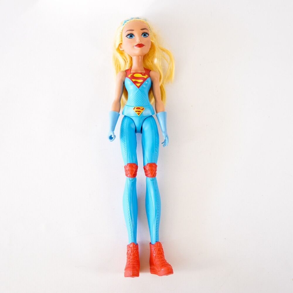 12" Super Woman Action Figure Super Hero Doll Toy Model 2015 Mattel Blue Red